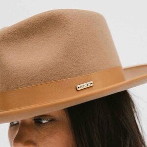 Gigi Pip MONROE RANCHER  Wool Hat - NWT - brown - size S/M 57